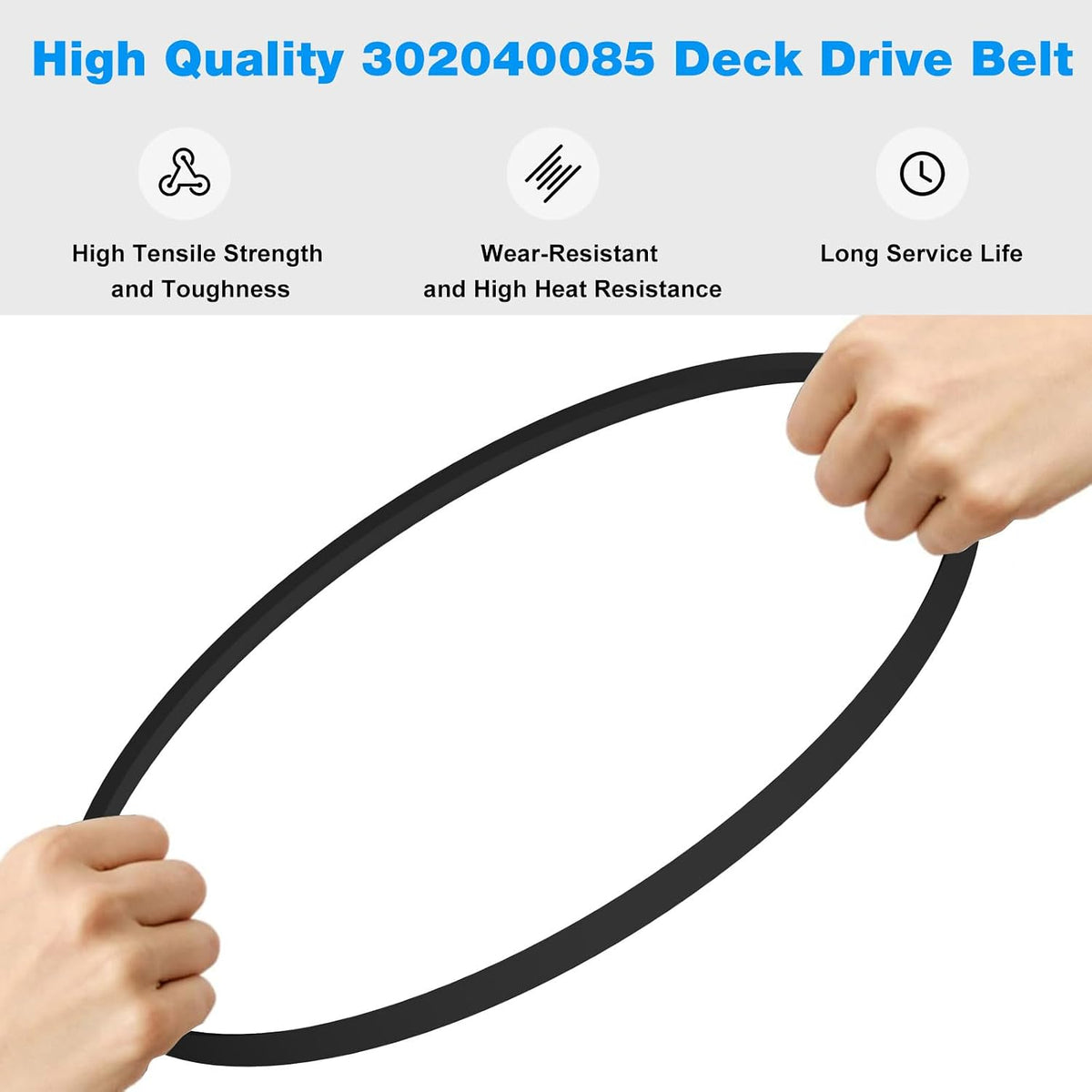 302040085 Lawn Mower Deck Belt for PowerSmart Lawn Mower Parts DB8621SR | Replacement PowerSmart Lawn Mower Parts