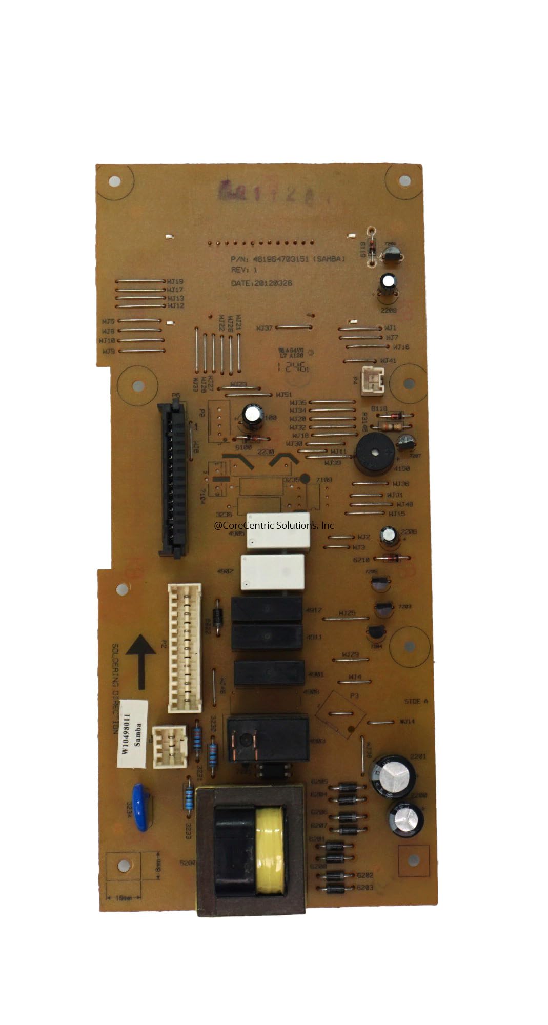 CoreCentric Remanufactured Microwave Control Board Replacement for Whirlpool W10498011 / WPW10498011