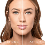 Brow Stamp Kit, 9 Stencils & Pomade for Sparse Brows(Soft Brown)