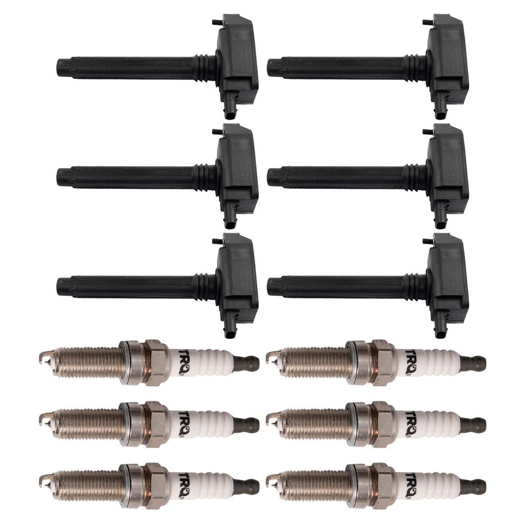 TRQ Ignition Kit Ignition Coil Spark Plugs