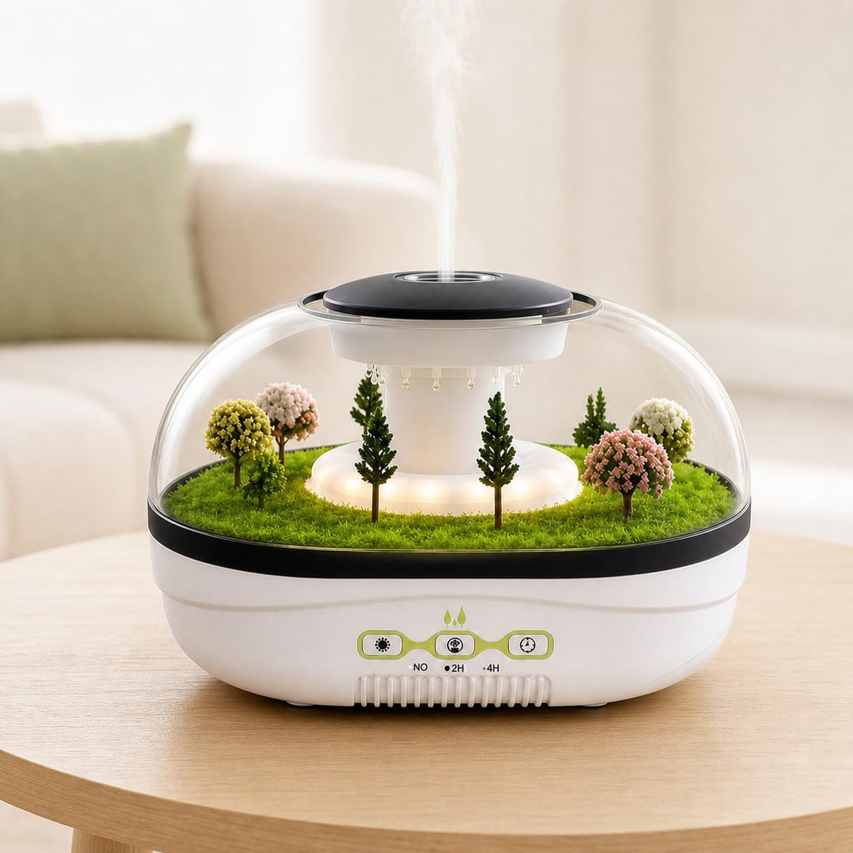 Garden Raindrop Aroma Diffuser, Essential Oil Diffuser with Mist Humidifier