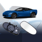 Passenger & Driver Side Mirror Glass for Chevrolet Corvette C6 2005-2013