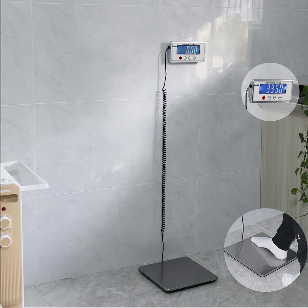 Digital Shipping Scale, 440lb Heavy Duty Stainless Steel Postal Scale for Packages, Mailing,Ideal for Home, Office