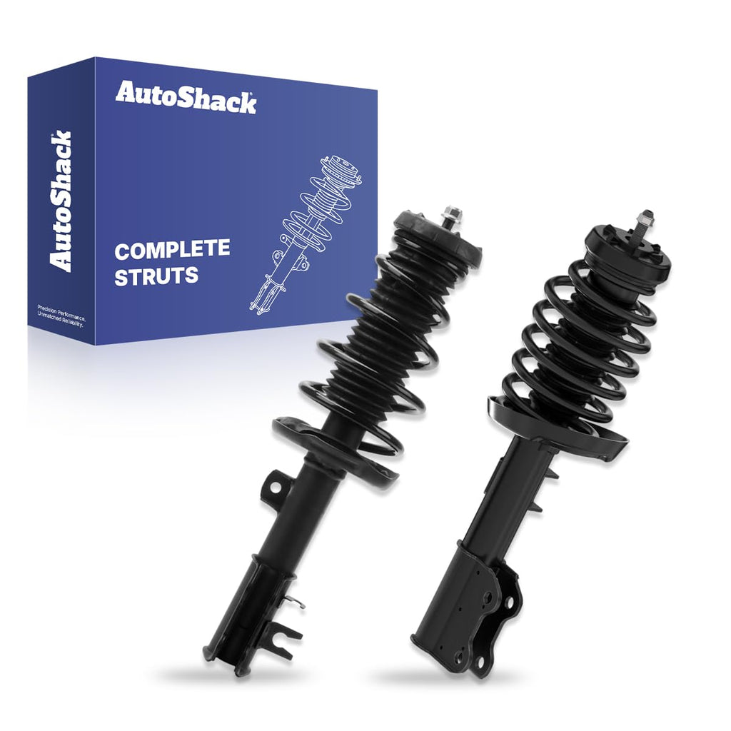 AutoShack Front Complete Struts Assembly with Coil Springs, 2pcs