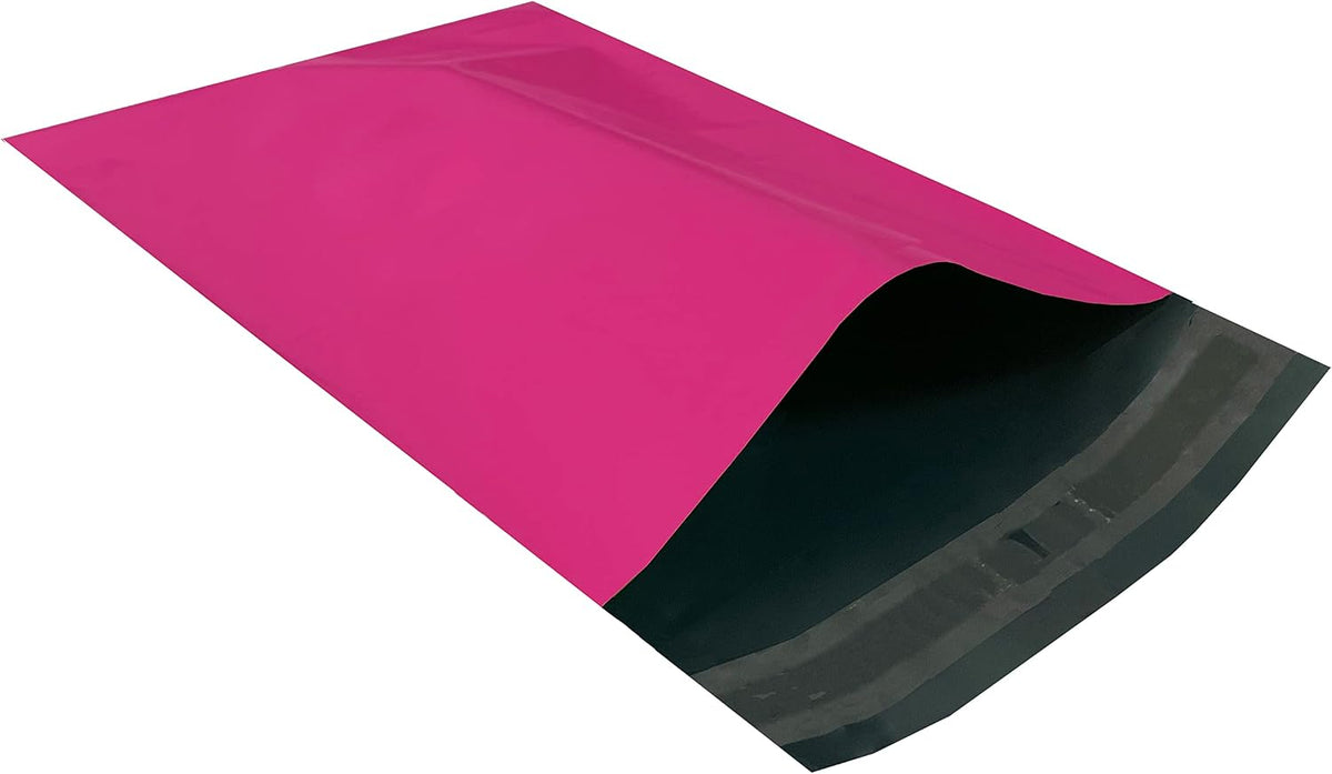 Pink Poly Mailers, 7.5" x 10.5", Pack of 200