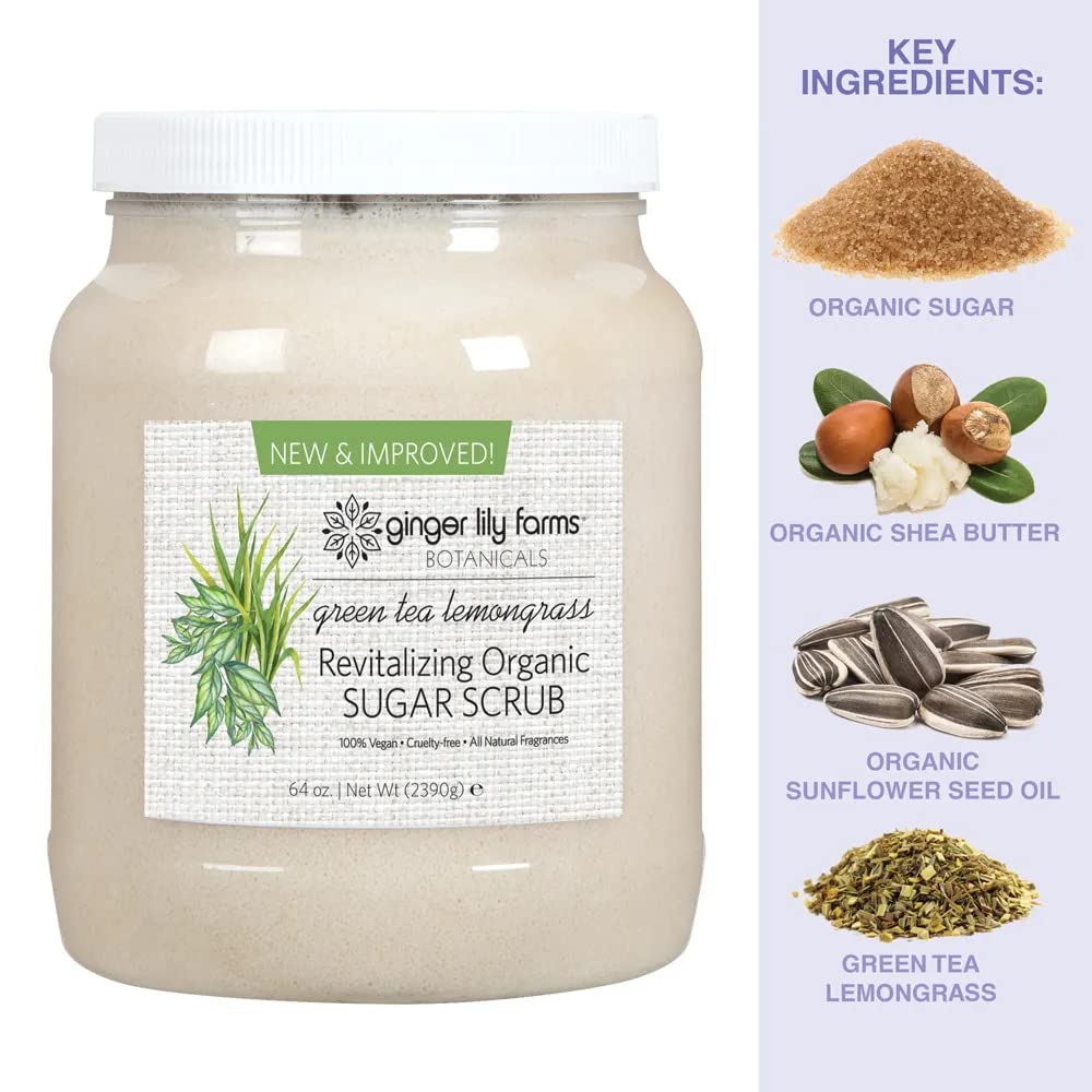 Botanicals Organic Sugar Scrub, 64oz, Island Tranquility