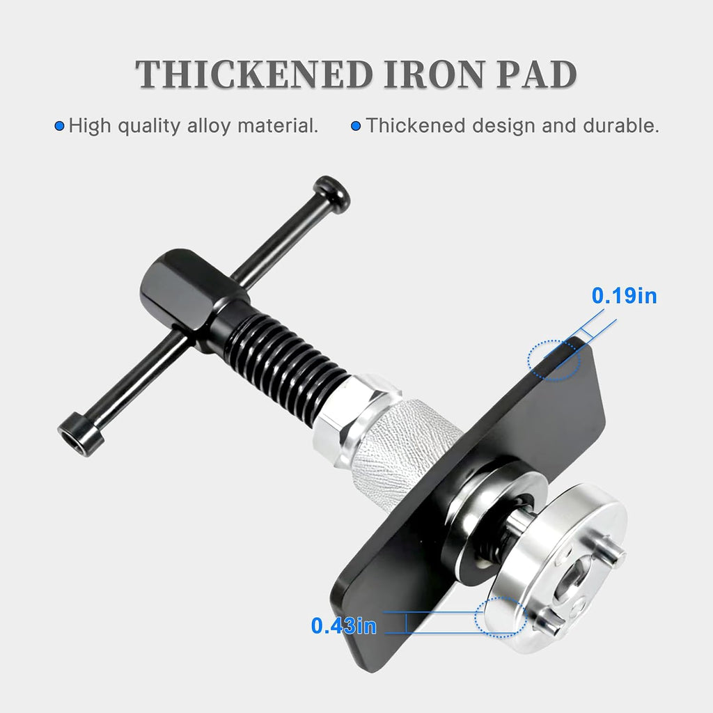 Car Brake Caliper Tool, Brake Caliper Piston Rewind Tools, Heavy-Duty Brake Suitable for Cars and Trucks, Compress