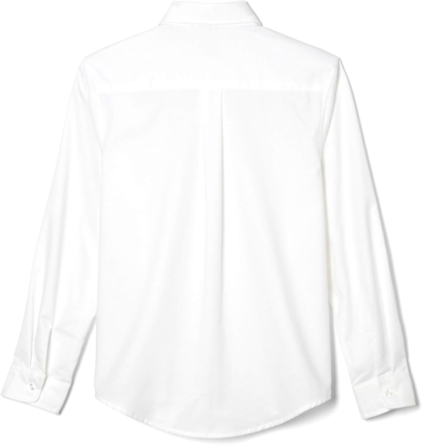 Boys Long Sleeve Oxford Shirt (Standard & Husky), White, 16