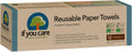 Reusable Paper Towels– 12 CT Sheets – 100% Natural, Compostable Cleaning Cloths for Kitchen, Bathroom, Home