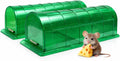 Humane Mouse Trap Indoor for Home, Live Catch and Release Rat Trap with Ventilated Chamber, 2 Pack Reusable No Kill