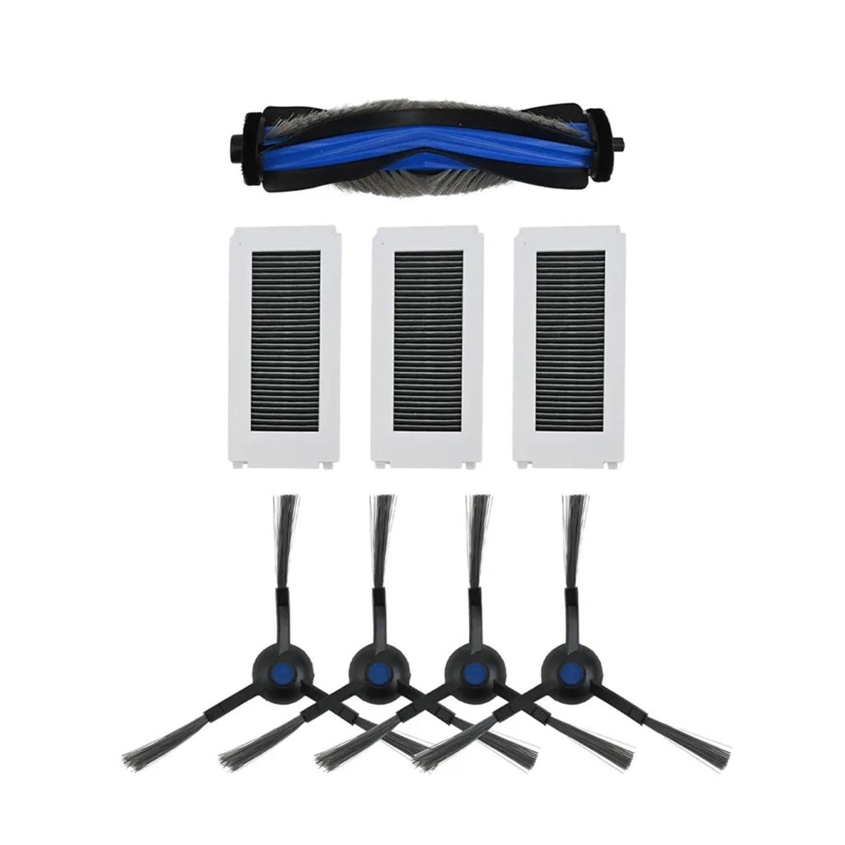 Main Brush Filter Replacement Kit，Compatible for Ecovacs，N20e Plus，Compatible for Deebot，N30，Robot Vacuum Cleaning Tools