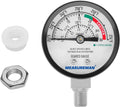Black Steel Pressure Cooker Gauge, Pressure Canner Gauge, Steam Pressure Gauge, 2" Dial, Lower Mount, Including