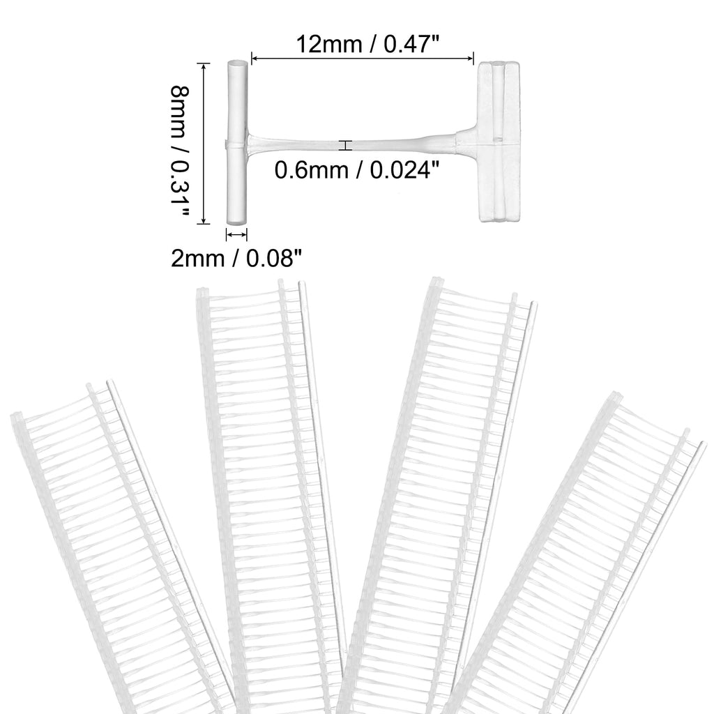3000pcs Standard Tagging Gun Fasteners 12mm PP Plastic Clear