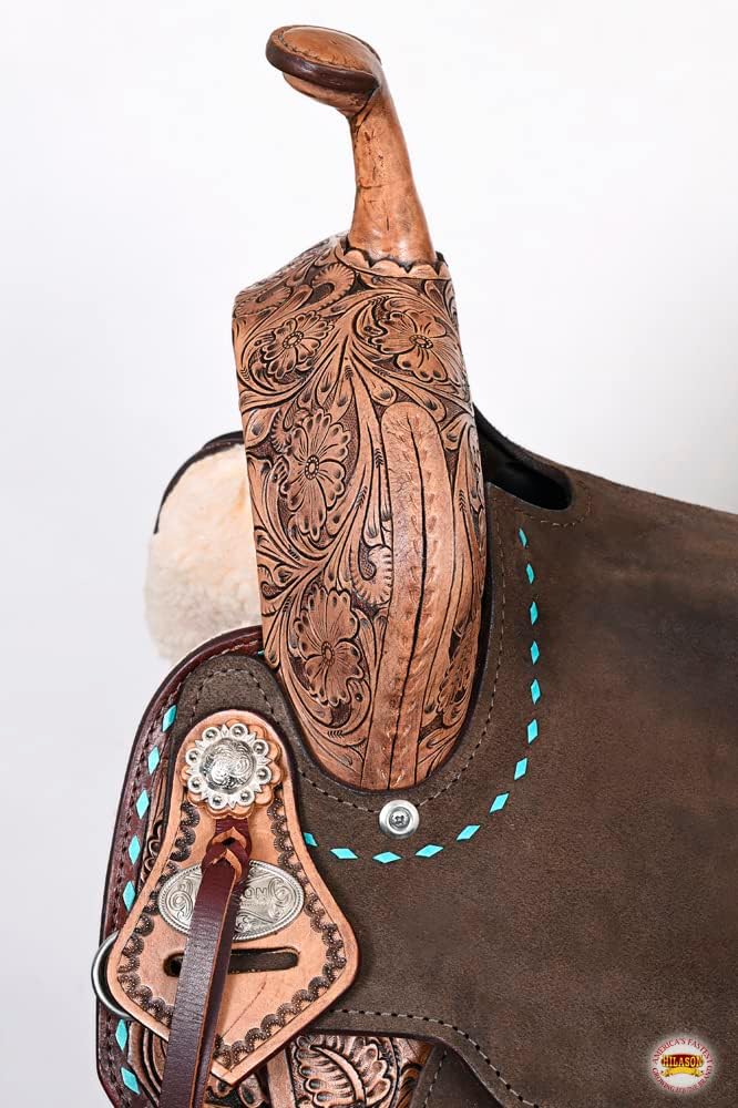 Flex Tree Western Saddle Brown Barrel Trail Horse
