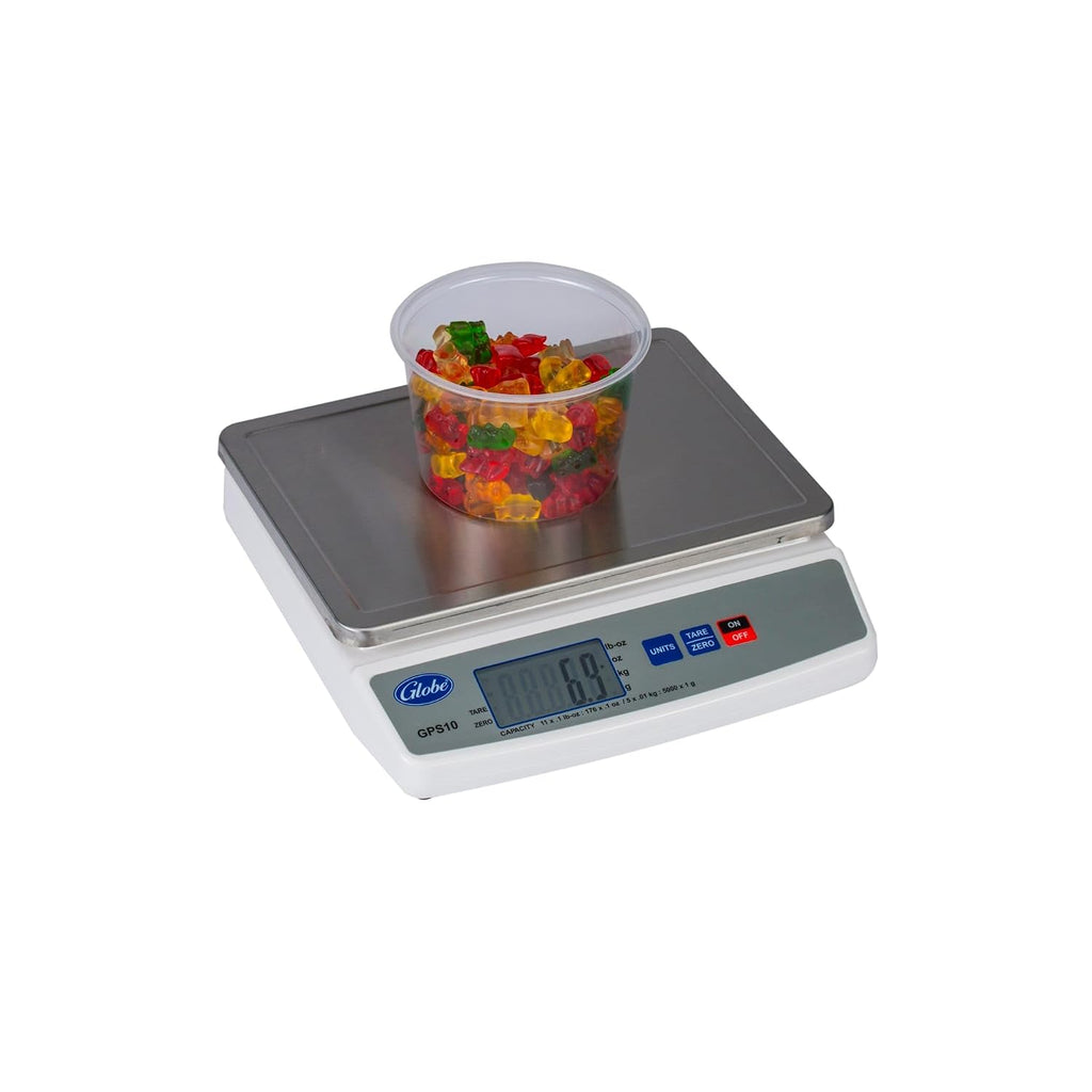 GPS10 10 lb. Portion Control Scale, AC Or Battery Operated, 1' Screen