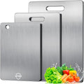 Titanium Cutting Board, 3 PCS Titanium Cutting Boards for Kitchen, Non Toxic, Double-Sided Food Grade Chopping Board