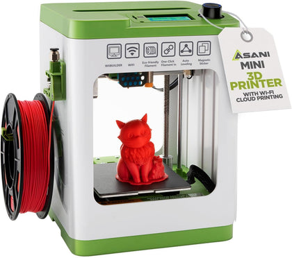 Fully Assembled Mini 3D Printer for Kids and Beginners - Complete Starter Kit with Auto Leveling 3D Printing Machine