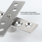 2-Pack Center Pivot Hinges, 360° Hidden Door Hinges, 3.74 x 0.79 in, Medium