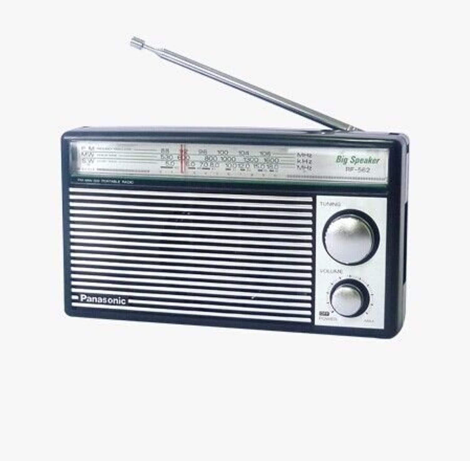 RF-562D AM FM SW Shortwave Transistor Radio - Retro Design (Battery operated)