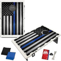 Thin Blue Line Bean Bag Toss Portable Cornhole Game
