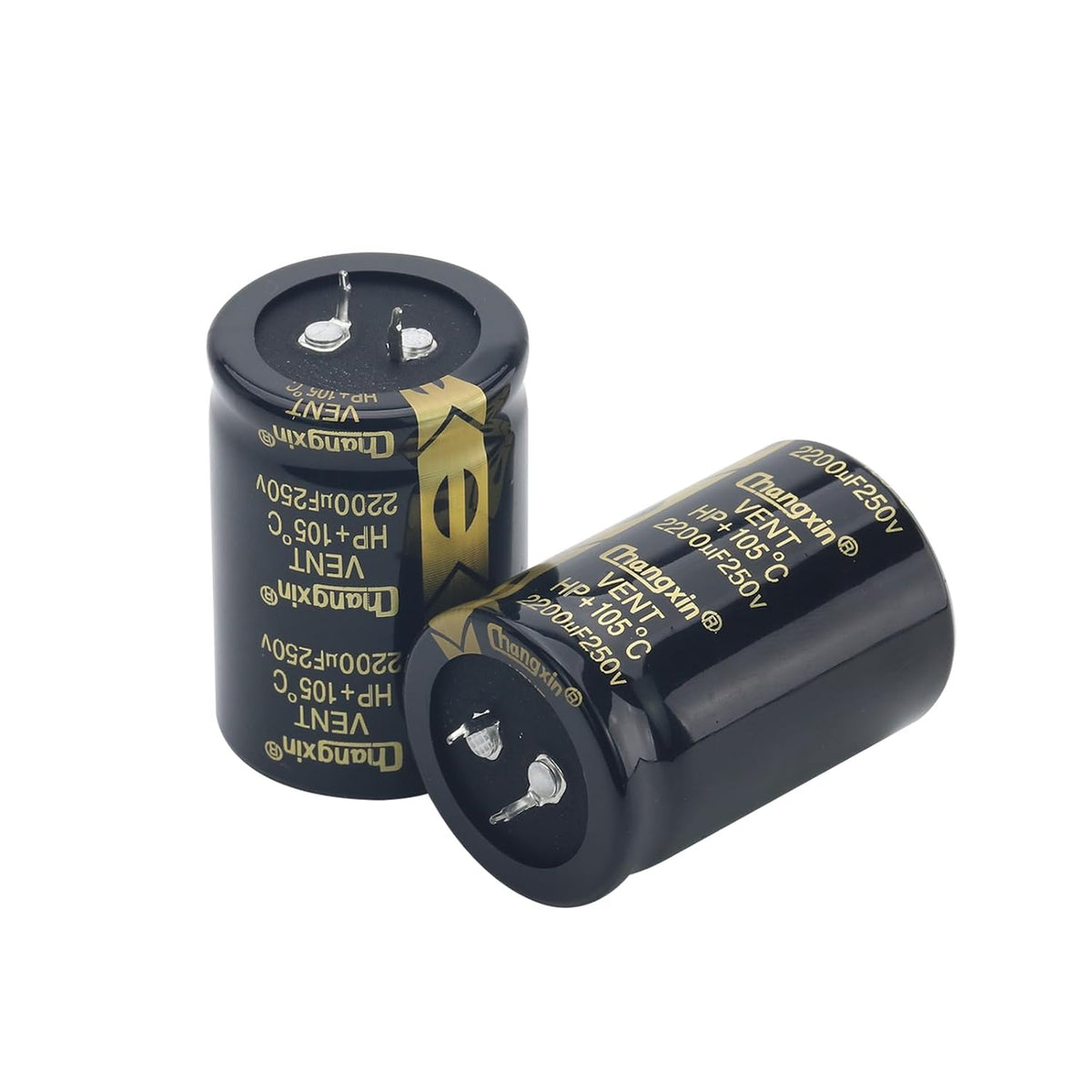 2PCS 2200UF 250V 35X50mm Snap-in Electrolytic Capacitor