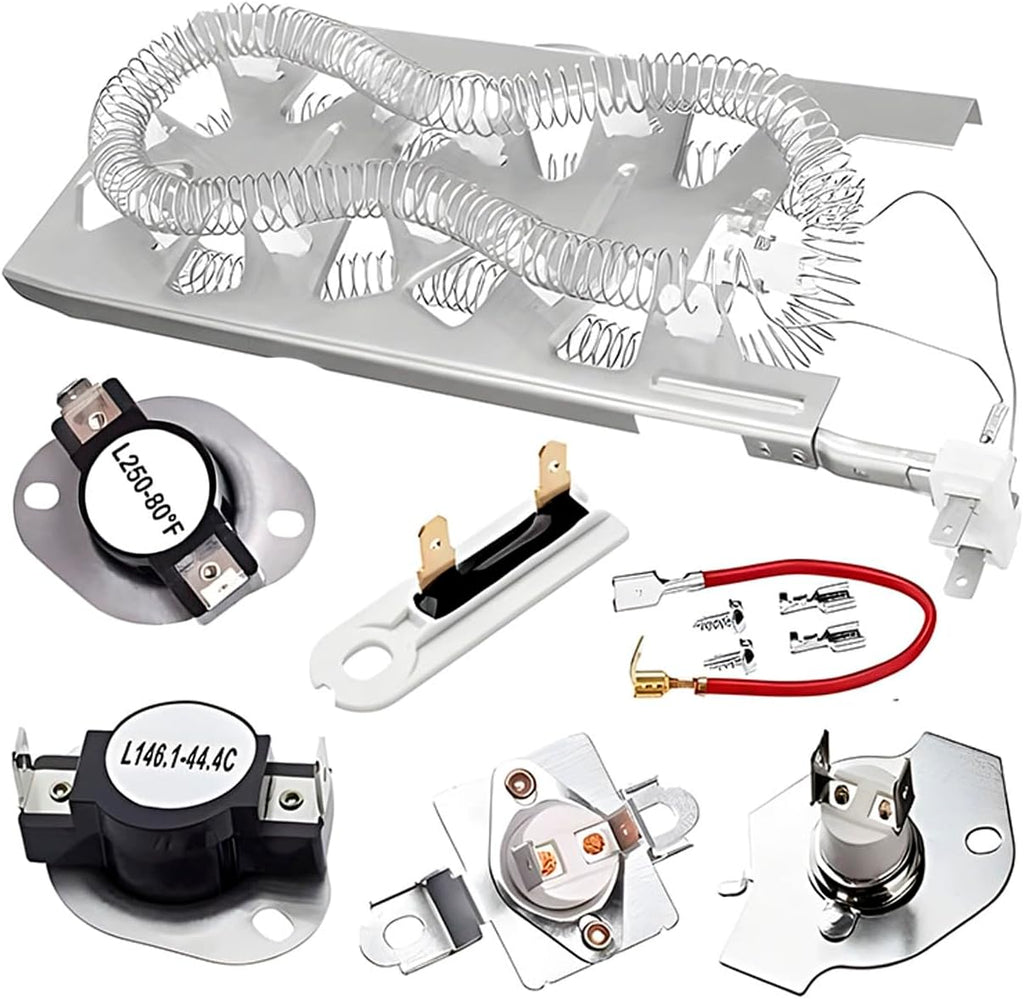 Upgraded Dryer Heating Element Replacement for Maytag MEDB835DC4 MEDB835DW4 MEDB855DC4 MEDB855DW4 MEDC700VJ0 MEDC700VW0 MEDE200XW0 MEDE250XL0 MEDP475EW0 MEDP575GW0 MEDP576KW0 MEDP585GW0 MEDP586KW0