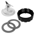 Compatible For Blender Blade With Gasket Base Bottom Cap And 2 Rubber O Ring Sealing