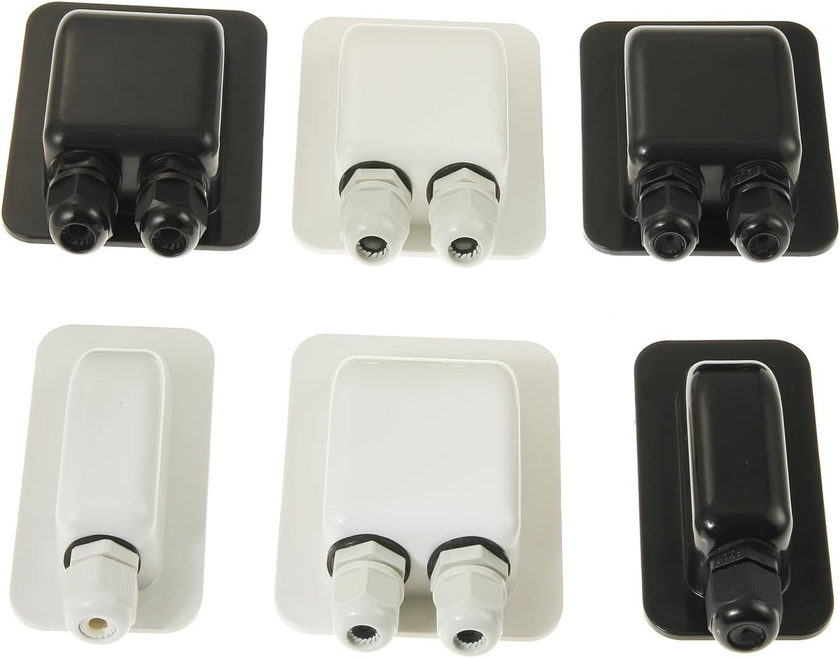 Waterproof ABS Double Cable Entry Gland