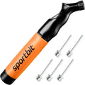 Ball Pump for Sports Balls - Push & Pull Inflating System - Hand Pump for Exercise Balls - Volleyball Pump