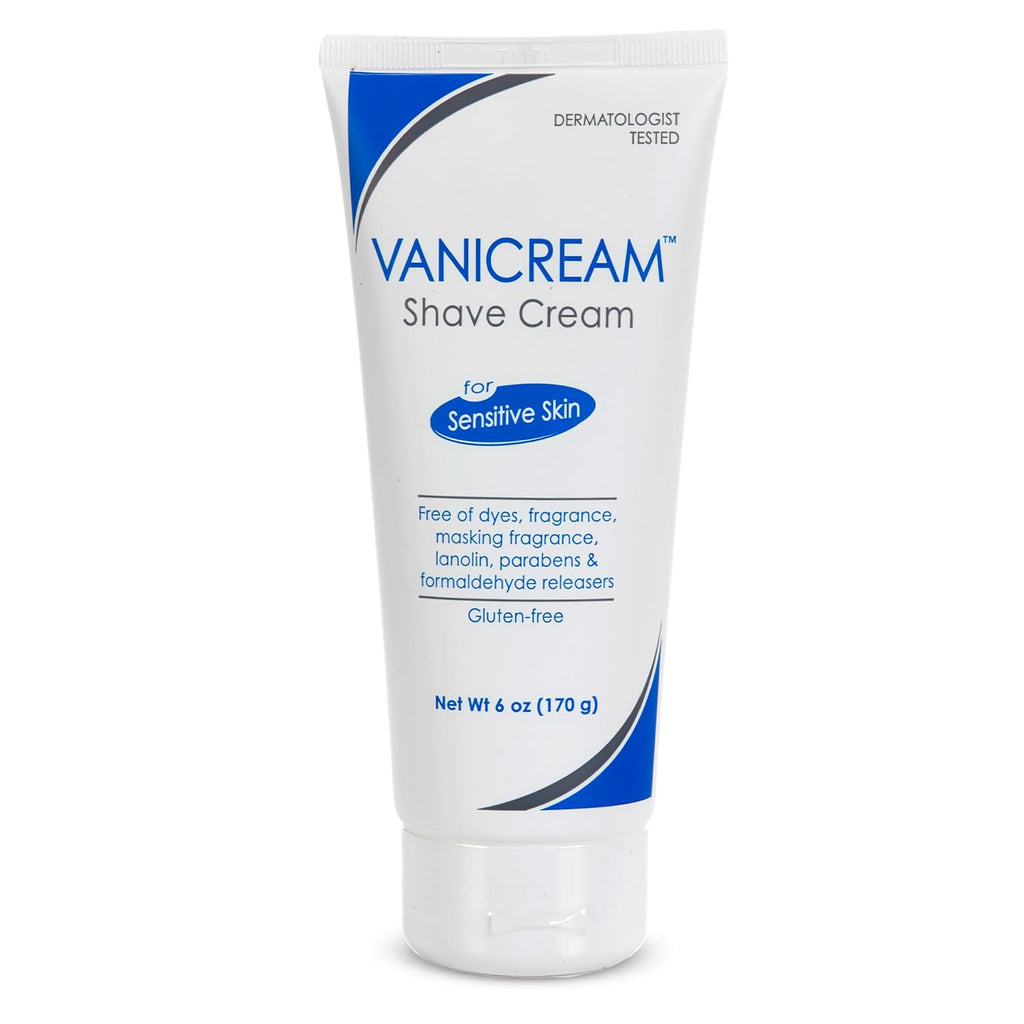 Shave Cream, 6 Oz, Formulated without Common Irritants for Sensitive Skin, Shaving Cream for Women & Men, Helps
