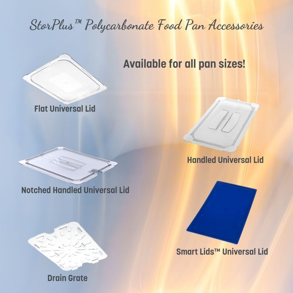 Carlisle StorPlus Polycarbonate Food Pan, Full Size, 25.9 Qt, 1 Ct, Clear