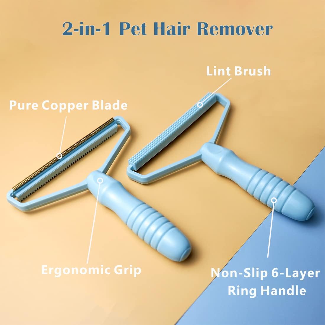 Portable Fabric Shaver, Pet Hair Remover, Manual Lint Remover, Dog Cat Hair Remover for Carpet, Clothes, Furniture