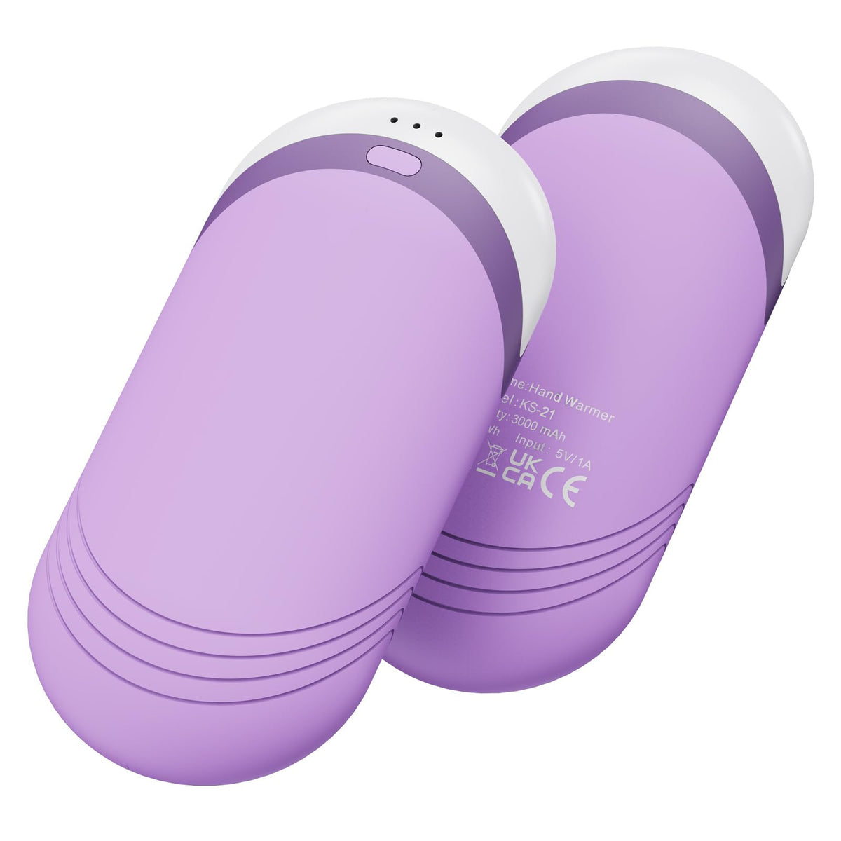 Hand Warmers Rechargeable 2 Pack with Thermal Silicone, Full Warmth
