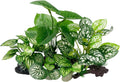 Fish Tank Decorations Aquarium Decoration Ornaments Accessories Betta Fish Hides Cave Rest Soft Leaf (Mix-Leaf-Set-C)