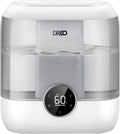 6L Humidifiers for Bedroom, 60H Runtime, 28 dB Quiet, HM524, Gray | Precise Humidity Control, Easy to Refill & Clean