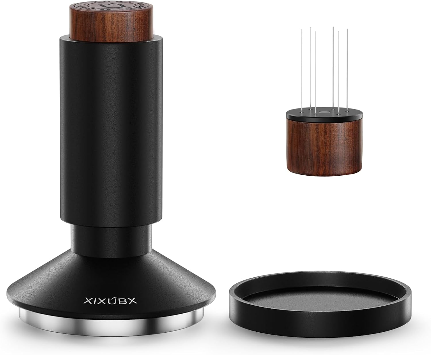 2-in-1 Espresso Tamper & WDT Tool, 53mm Spring Loaded