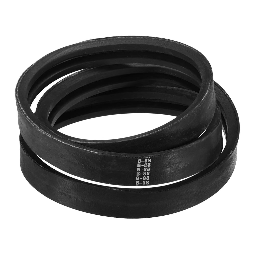 uxcell 2/B88 Classic Wrapped 2 Banded 91" Outer Circ B Profile V-Belt