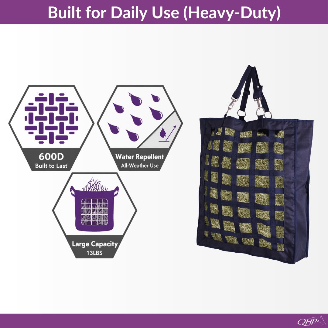 Slow Feeder Hay Bag for Horses