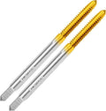 2Pcs 6-32 UNC Thread Tap for Metal,6-32 UNC M2 HSS Thread Milling Tap