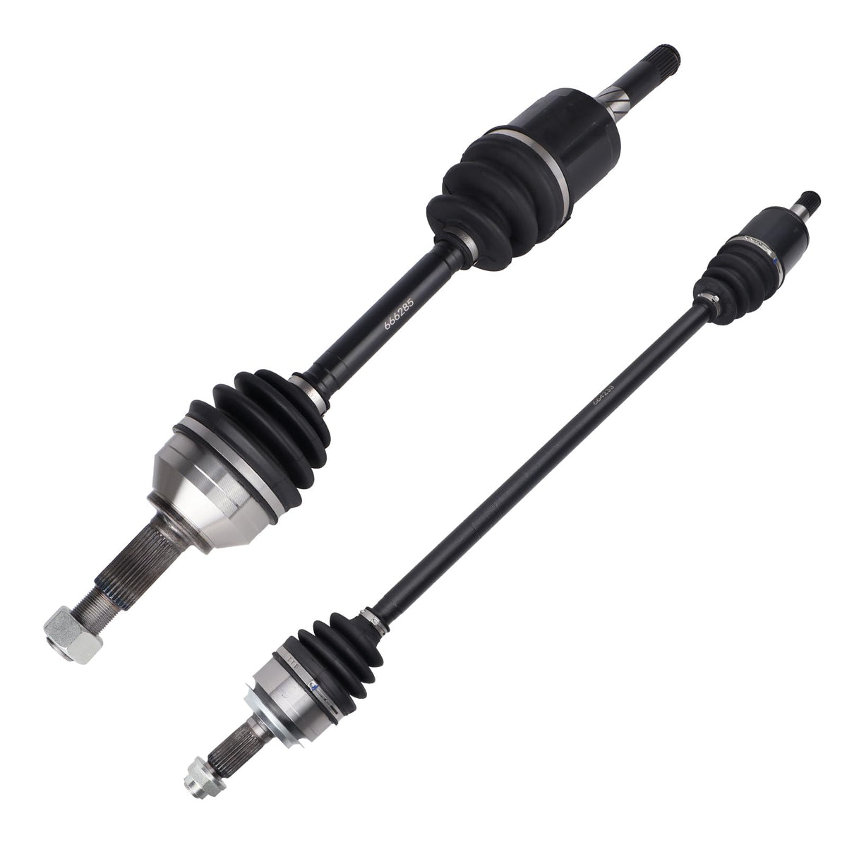 KUSATEC Front CV Axle Shaft Assembly, Replace# 66-4232 66-4233