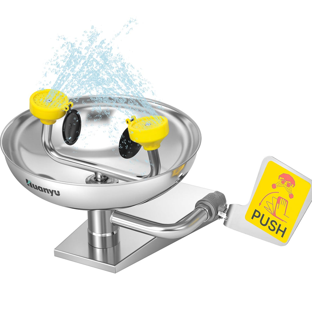 Emergency Wall Mount Eye Wash Station Wall Mounted Eyewash Stations