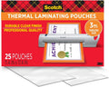 Scotch Thermal Laminating Pouches, Legal Size 11 x 17 Inches, 25 Pack Laminating Sheets, 3 Mil, Education Supplies &