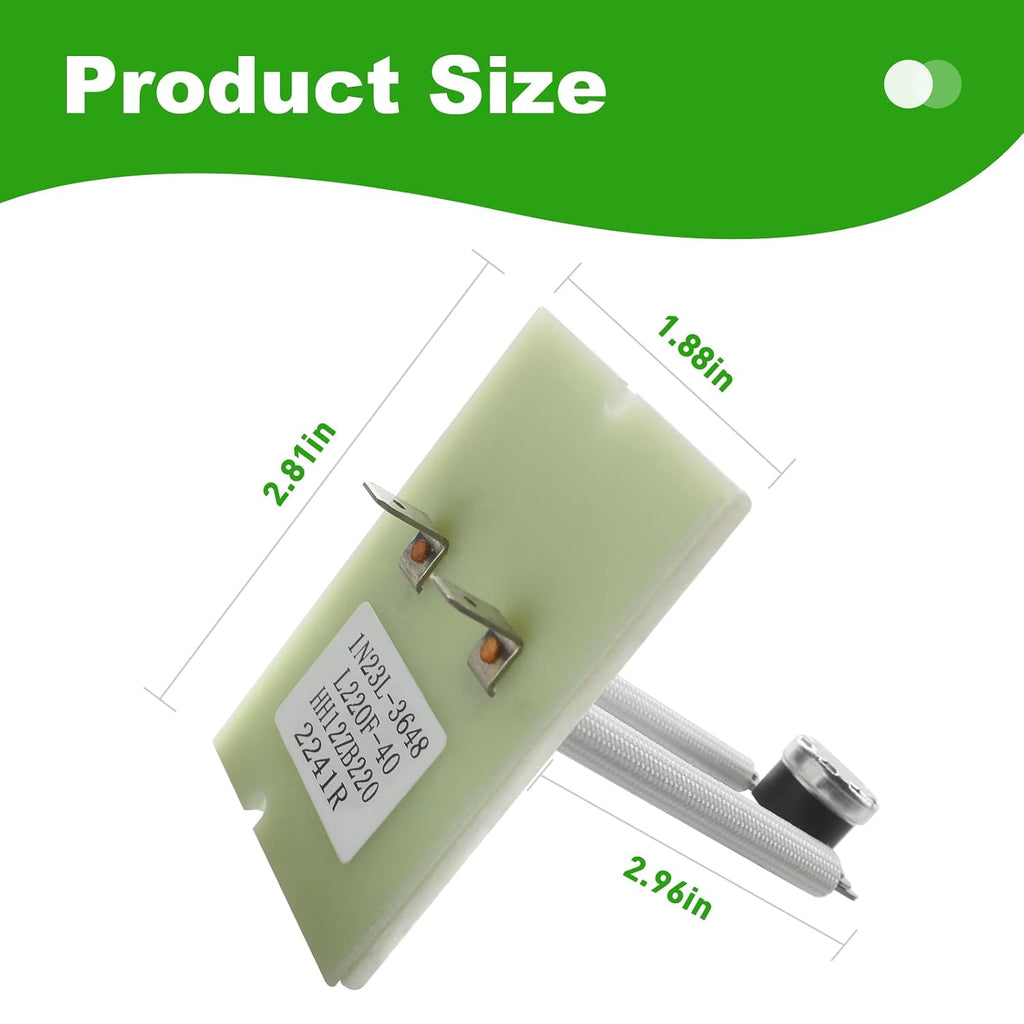 Furnace Limit Switch HH12ZB220 3" for Carrier L170-40, Fan Auto High Limit Switch for Furnace