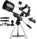 70mm Aperture Portable Refractor Telescope with Tripod and Phone Adapter
