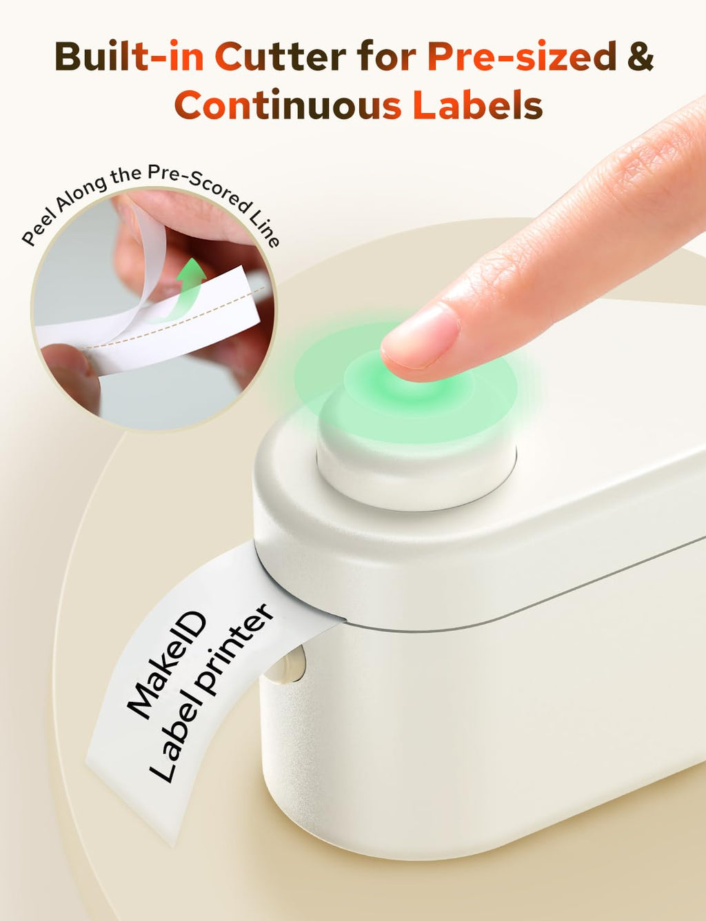 L1-C Bluetooth Label Maker with Tape Mini Rechargeable Label Printer