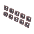 CNC Turning Inserts Carbide Lathe Finishing Inserts 10 Pcs with Coating (SEKT1204)