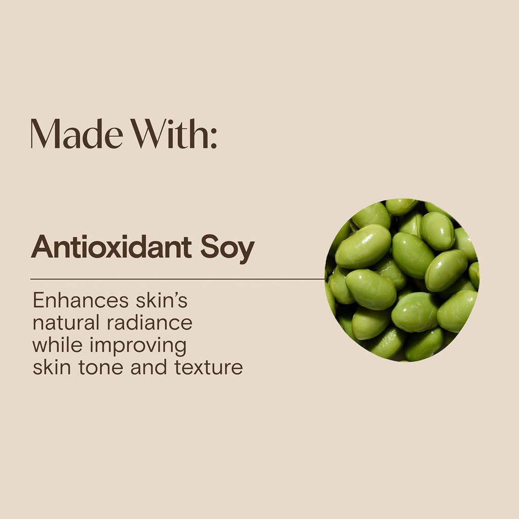 Positively Radiant Daily Face Moisturizer with SPF 15 Sunscreen, Hydrating Face Lotion with Soy Extract to Improve