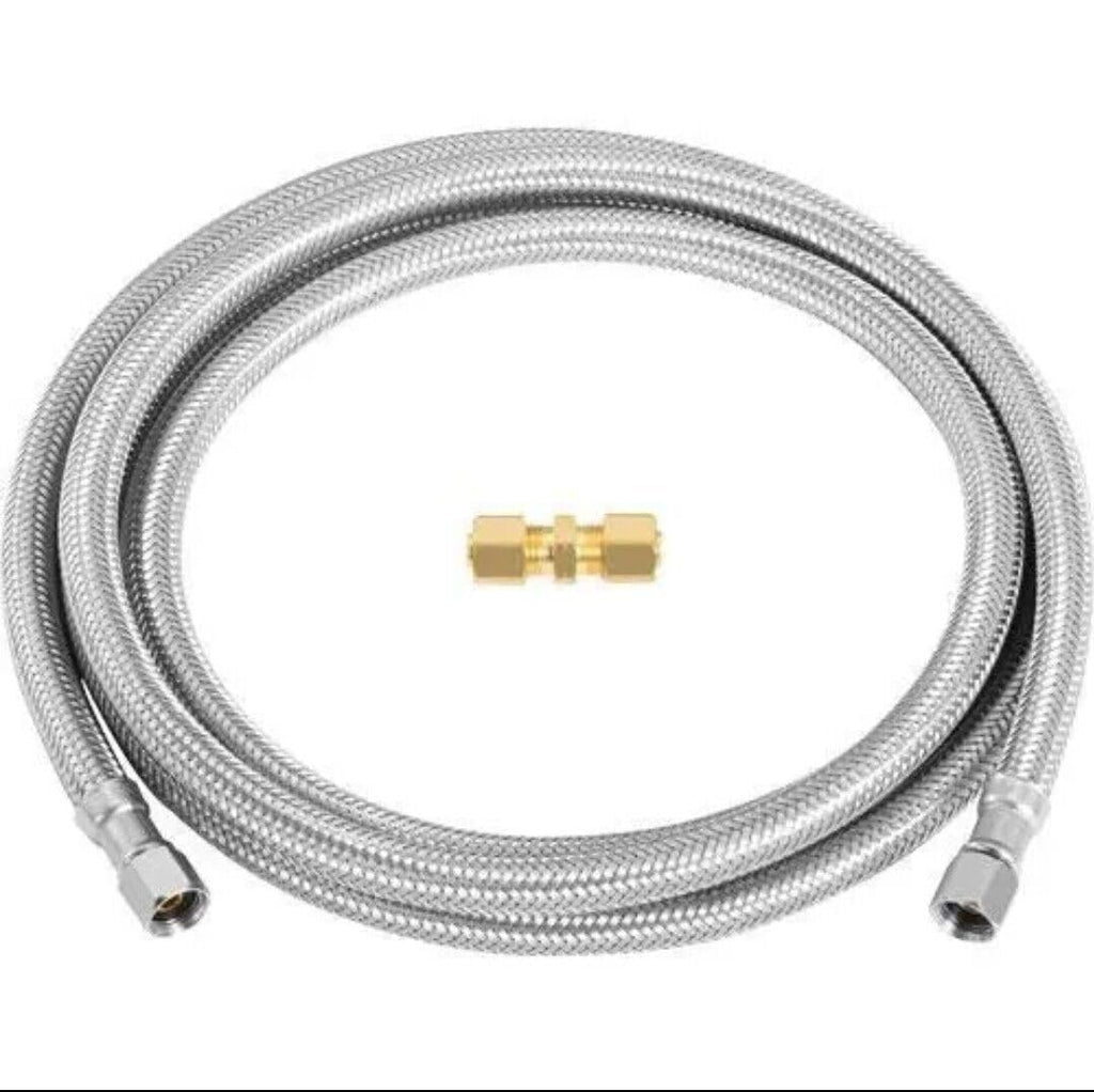 #US Replacement Part for 7ft Stainless Steel Refrigerator Water Supply Line icepart#2419391