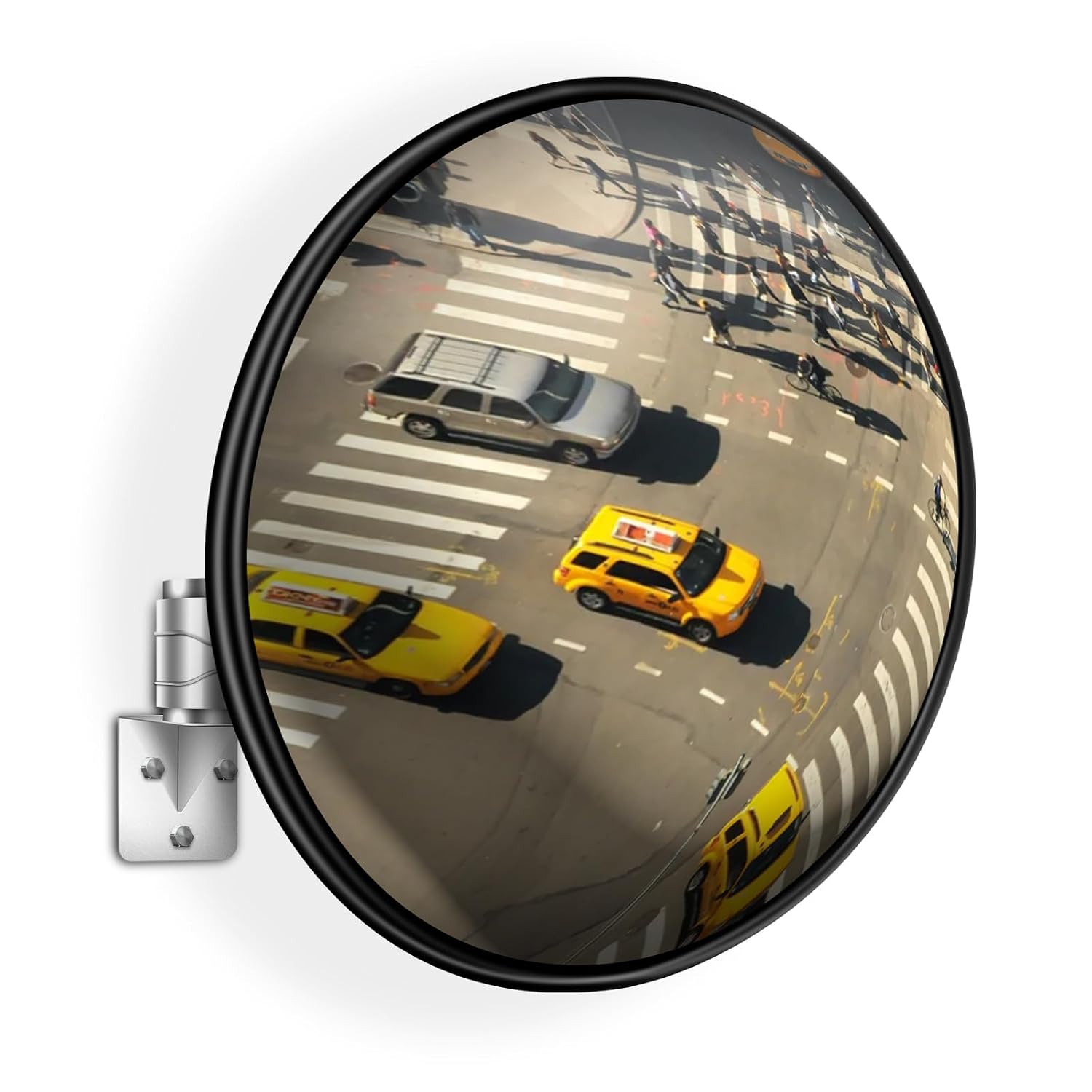 Convex Traffic Mirror - 32'' Outdoor and Indoor Driveway & Security Parabolic Safety Mirror, Acrylic Convex Mirrors