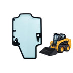HIKIBEX Front Door Glass 84344565 84415734 Compatible with Case Skid Steer